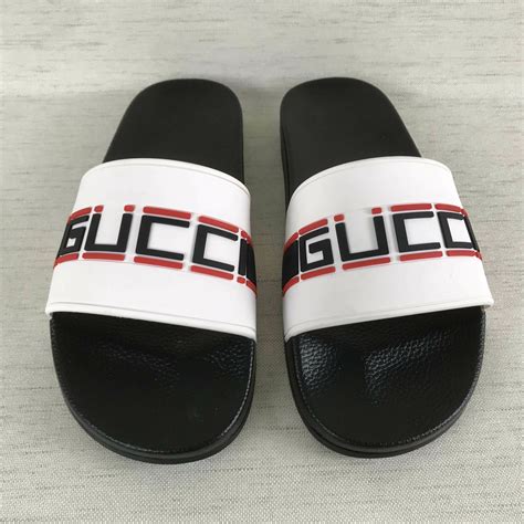 ciabatte gucci donna gomma|slider gucci donna.